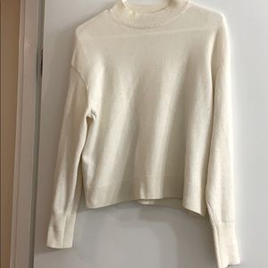 Everlane White Cashmere Sweater